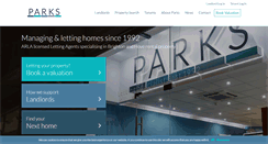 Desktop Screenshot of parksletting.com